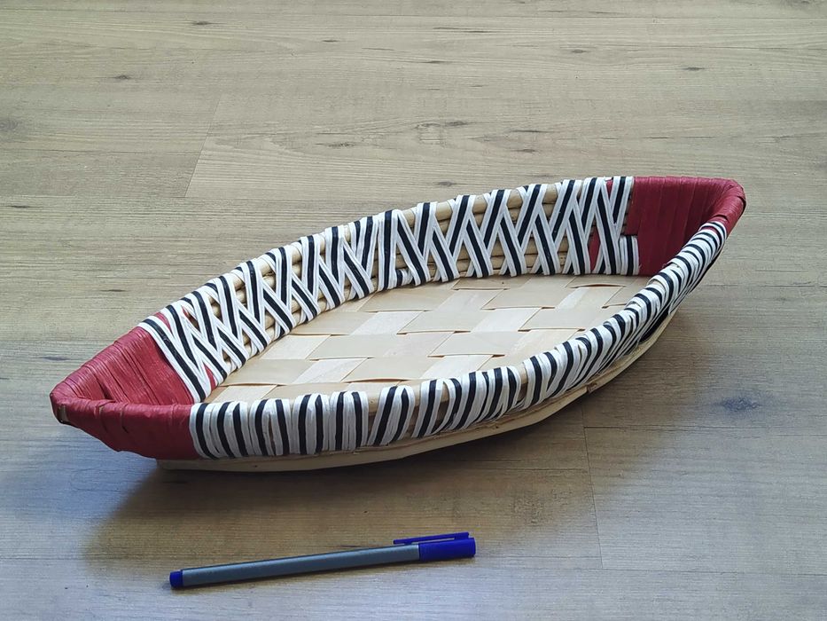 Cesta decorativa oval