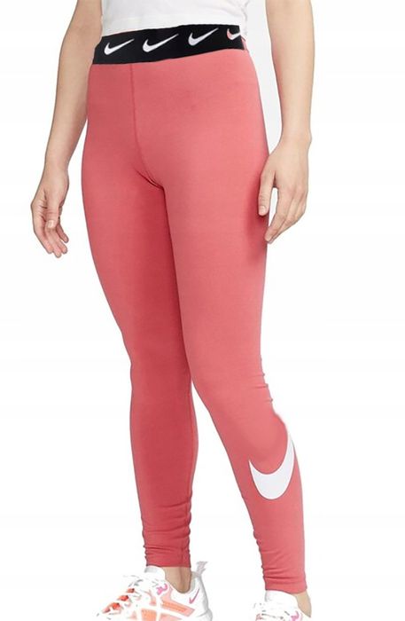 Nike tight fit high rise full length damskie długie legginsy rozmiar S