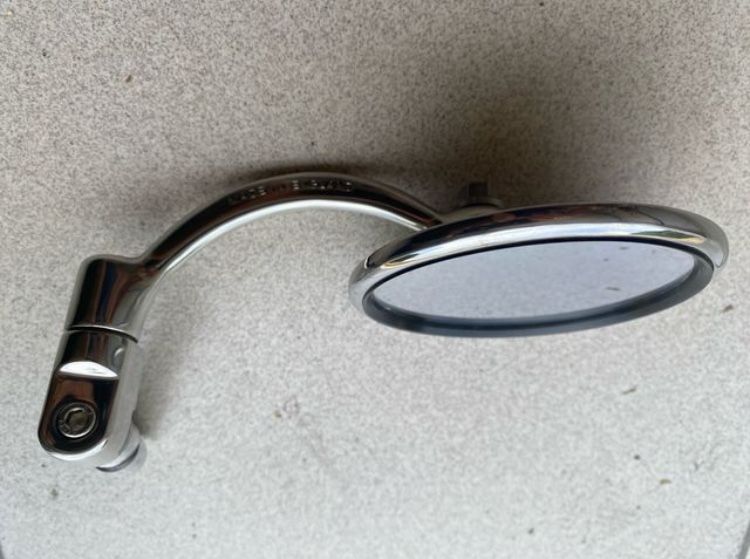 Retrovisor Café Racer Mota - Adaptação no volante