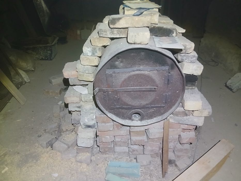 Буржуйка 200 л. В комплекті з трубою 4 м.