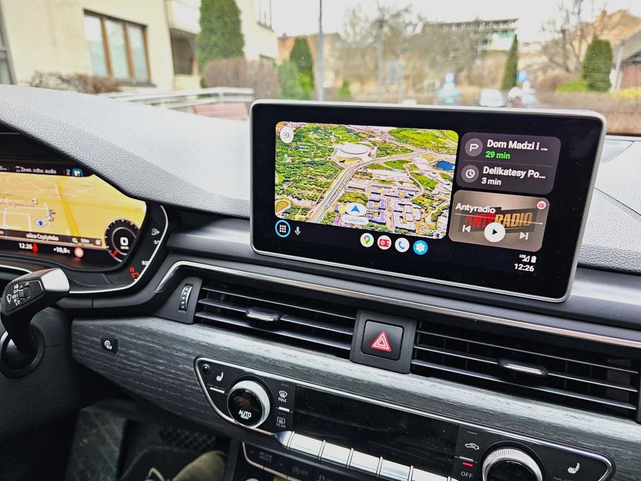 Stacja Android AUDI a4 b8 b9 a5 f5 carplay a6 c6 c7 a3 8v q3 a7 a8 d4
