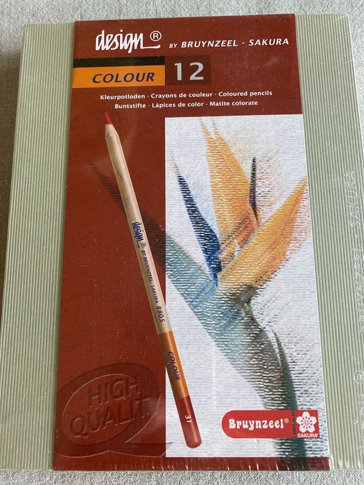 Kredki NOWE design Bruynzeel Sakura 12 colour