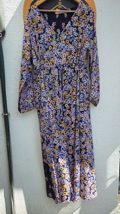 Letnia długa sukienka maxi roz 48-50