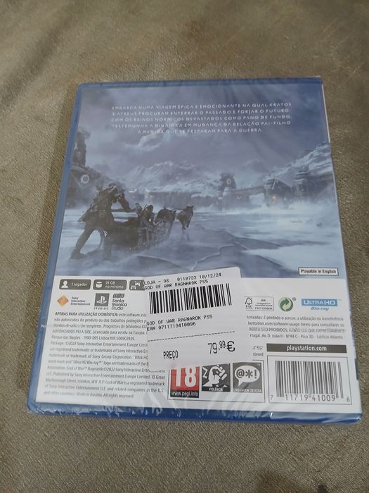 God of War Ragnarök – PS5 (NOVO / SELADO)