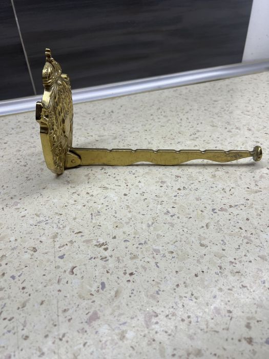 Stary wieszak skladany mosiadz