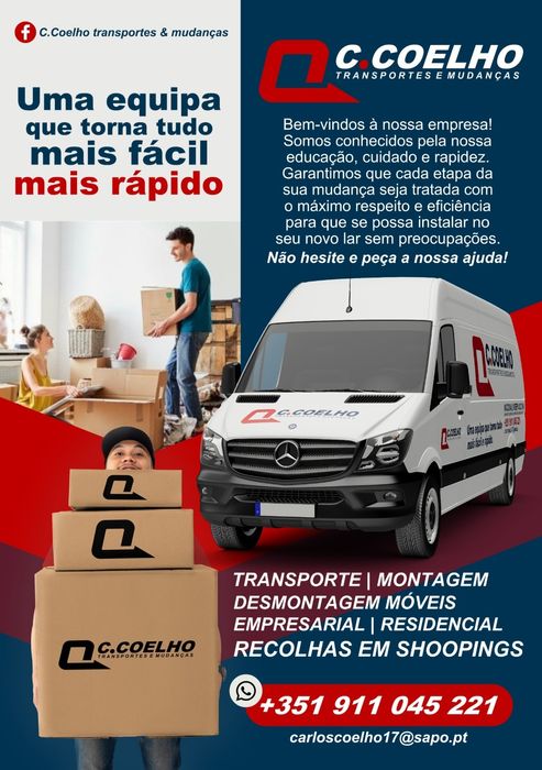 Mudanças  transportes e armazenamento. VALE DO SOUSA