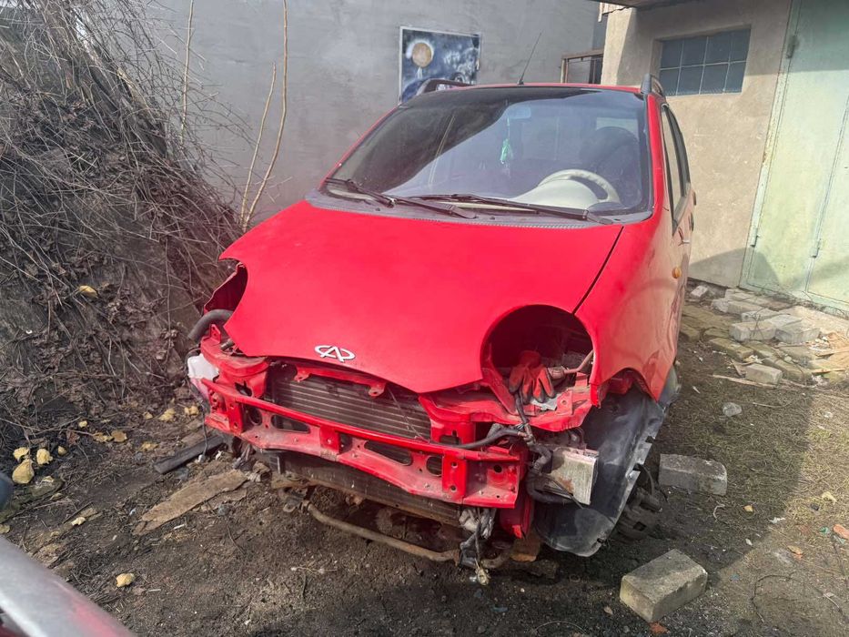 Капот, фары, Чери куку, Chery QQ. 1.1