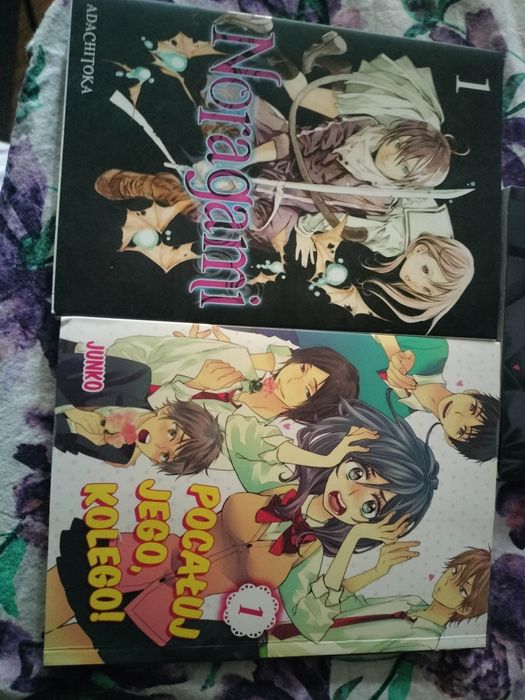 Zestaw 3 mang Noragami Mroczny grabarz riddle pocałuj jego kolego