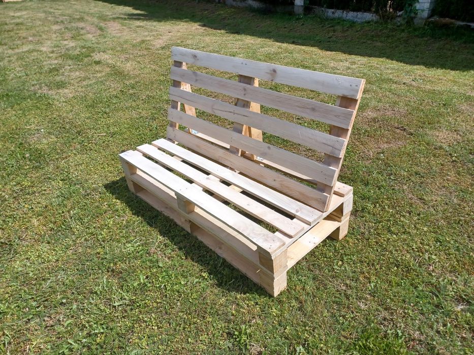 Meble ogrodowe z palet, możliwy dowoz