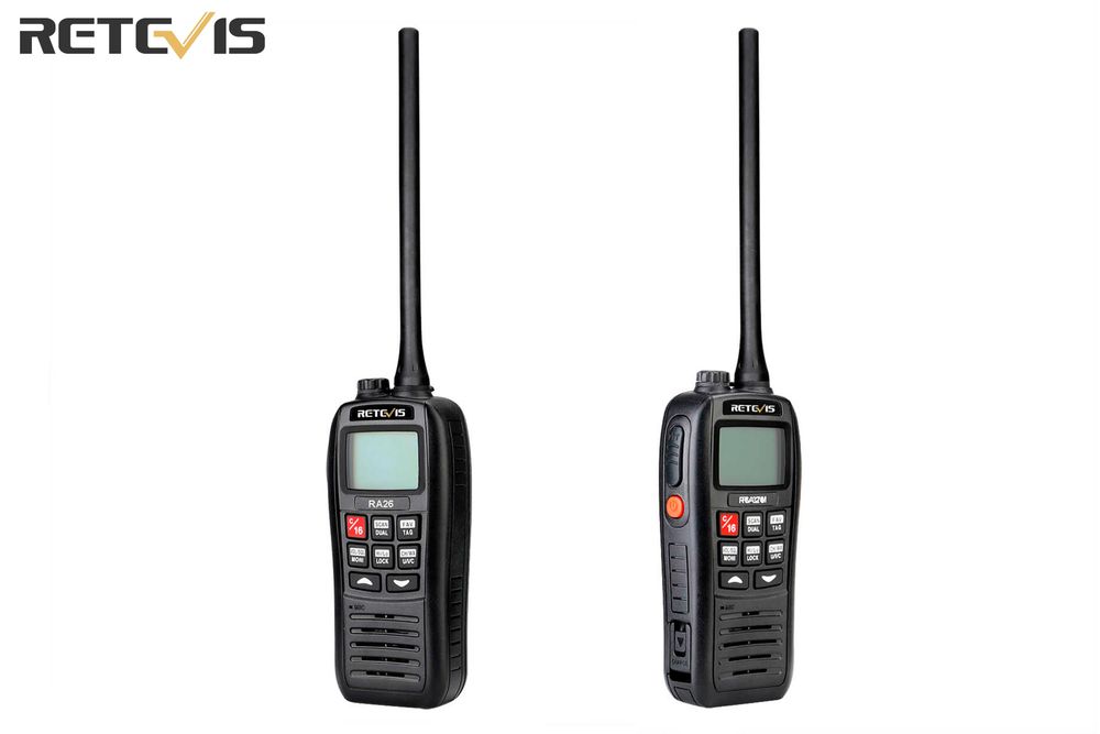 Rádio Retevis RA26 VHF Marítimo