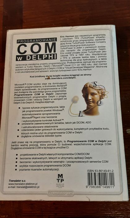Eric Harmon - Programowanie COM w Delphi
