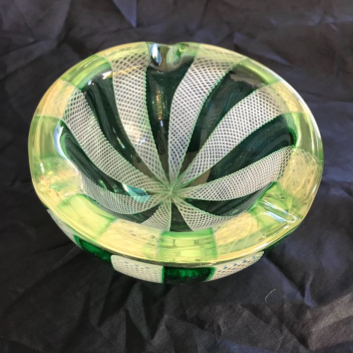 Cinzeiros Vintage Antigos em Cristal de Murano Italiano