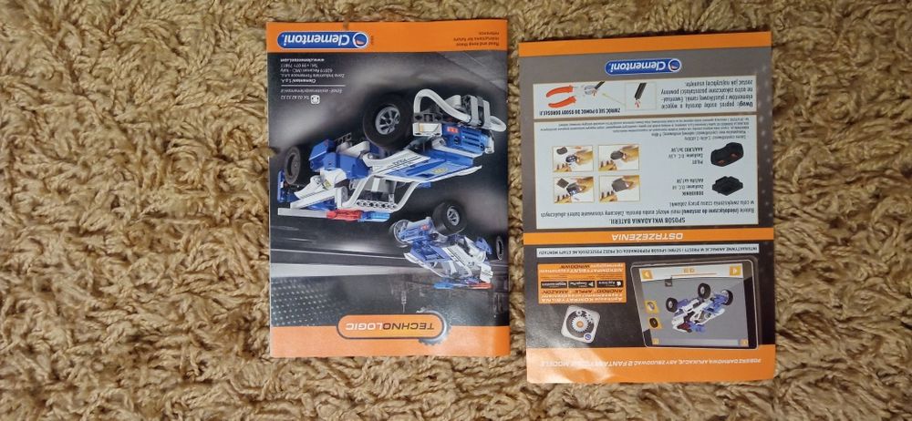 Modele z klocków clementoni samochód zdalnie sterowany