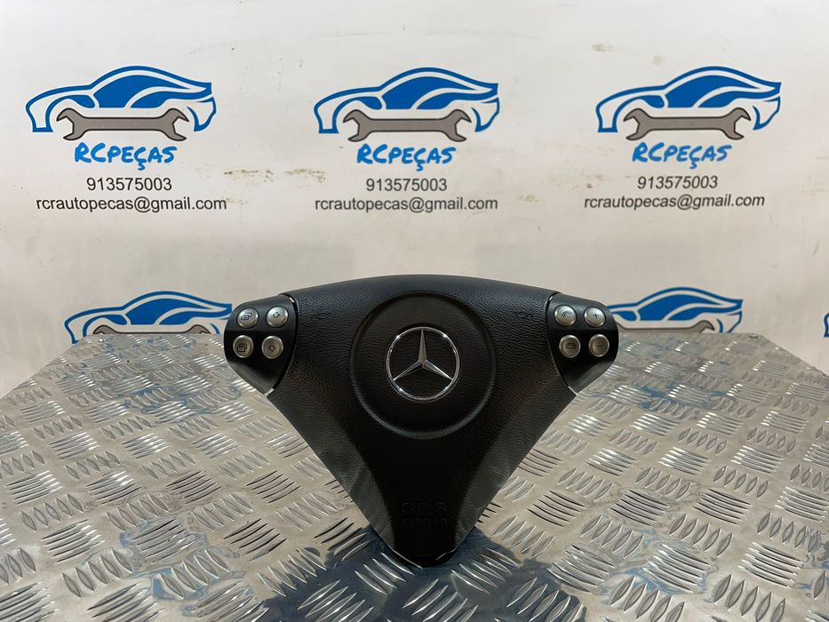 AIRBAG VOLANTE GUIADOR CONDUTOR YP3S393NFQX 09802840 MERCEDES BENZ