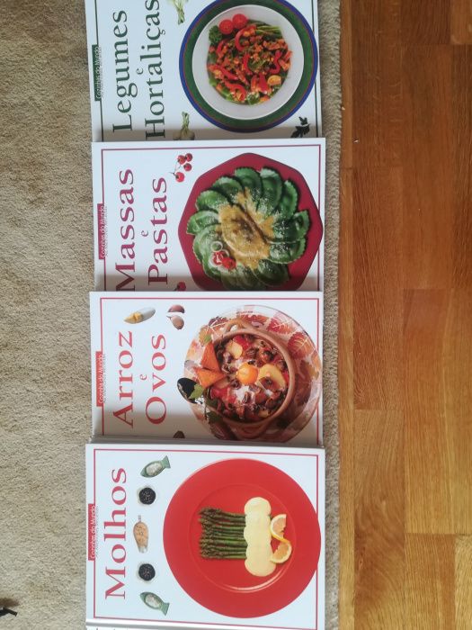 Coleção Livros culinária completamente NOVOS