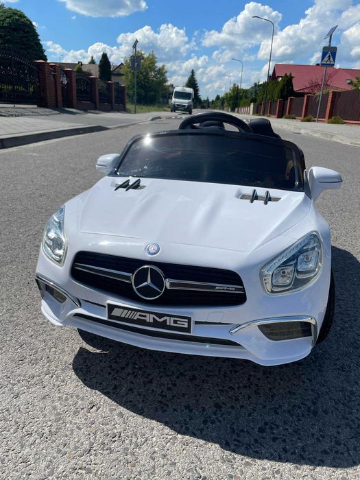 NOWE Auto na akumulator Mercedes SL65 EVA Skóra Samochód  dla dzieci