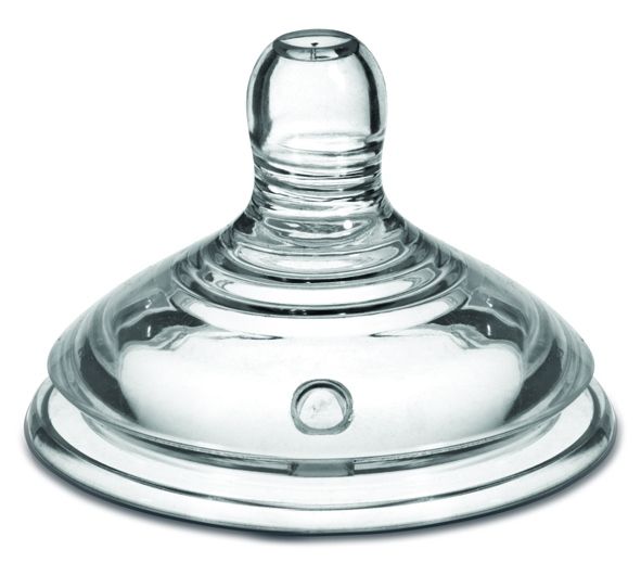 Smoczek Tommee Tippee silikonowy do butelek 3m+ średni przepływ 2 sztuki