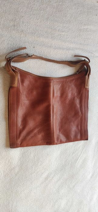 Torba skórzana w kolorze rudym