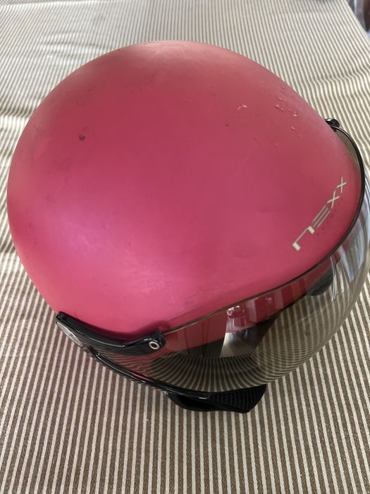 Capacete Nexx S cor-de-rosa