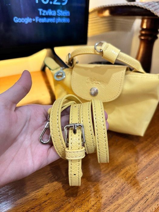 100% authentic Longchamp Le Pliage Cuir Crossbody Bag
