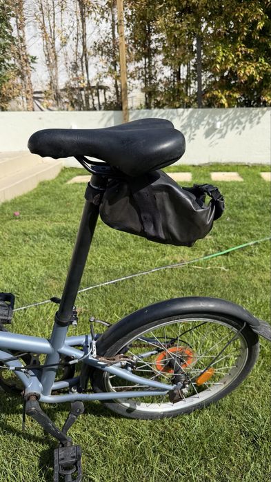 BTWIN Bicicleta Dobrável Fold 120 Cinzento Decathlon