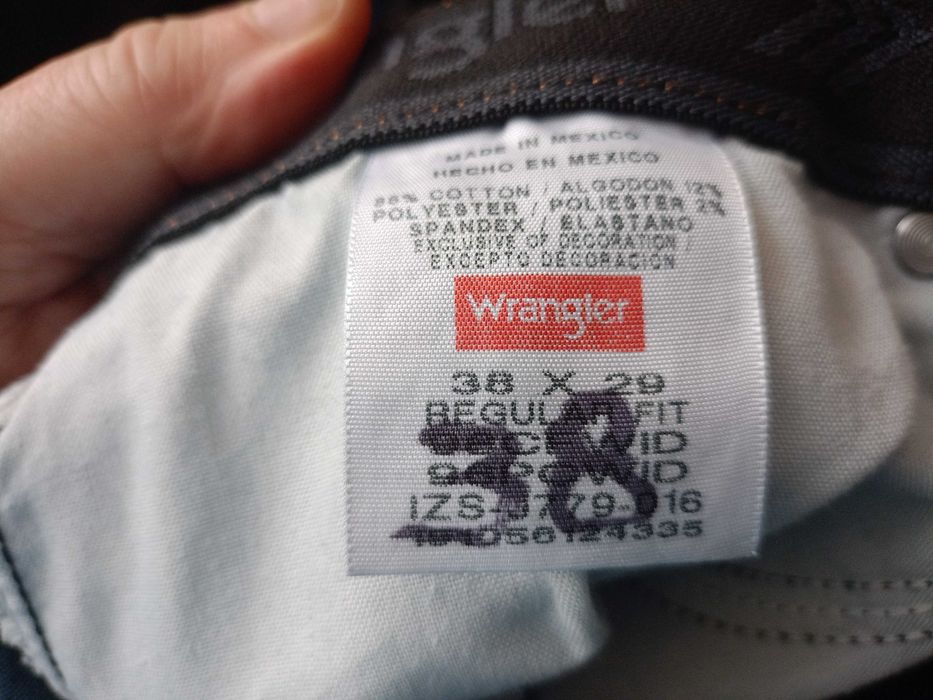 WRANGLER Regular r.38x29 j.Nowe Okazja