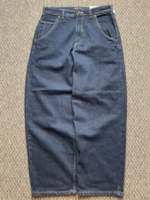 широкие широкі темно сині denim casual джинси, широкого крою rep sk8