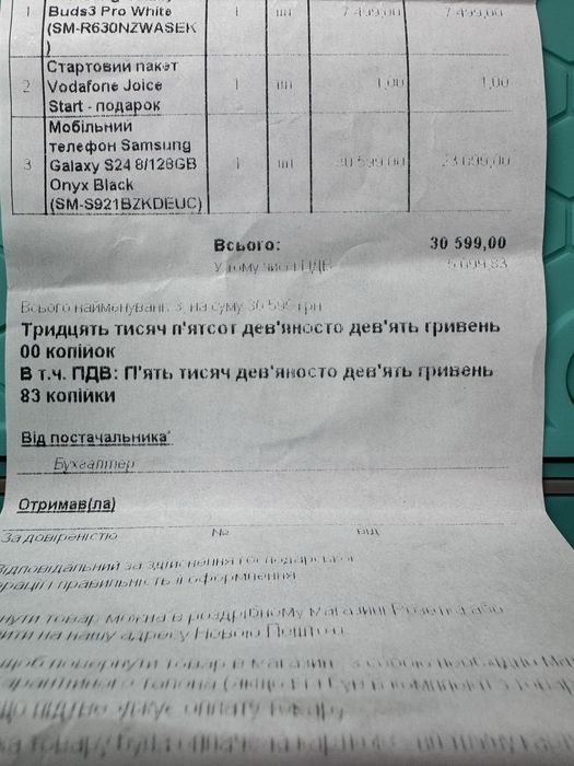 Samsung galaxy S24 8/128 як новий