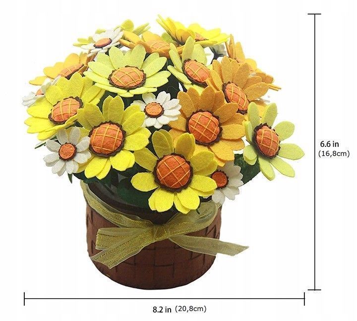 Zestaw do Filcowania Kwiatów DIY Rękodzieło Osugin