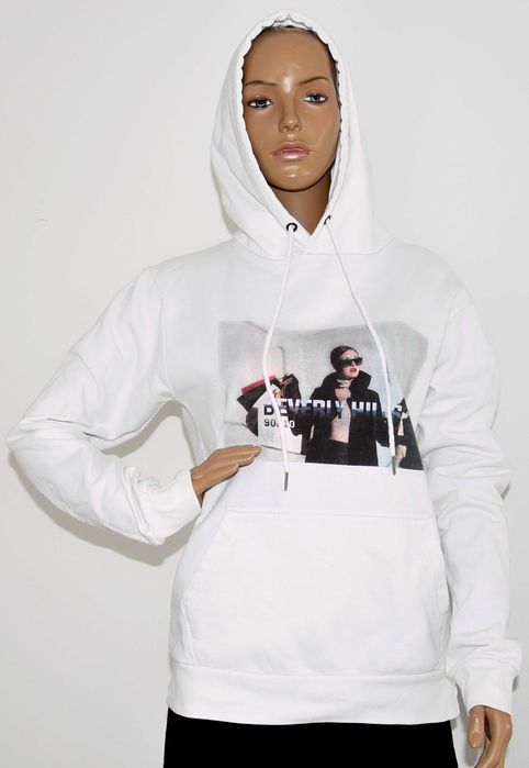 Bluza z kapturem biała Beverly Hills Pretty little Thing S 36