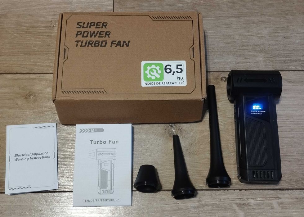 Турбовентилятор дуйка повітродувка акумуляторна