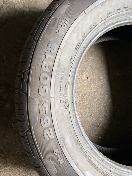 Літні шини 265/60 R18 Continental 4x4Contact 2шт. 7мм 2025
