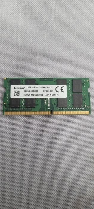 Pamięć RAM DDR4 Kingston 16GB 3200 Sodimm