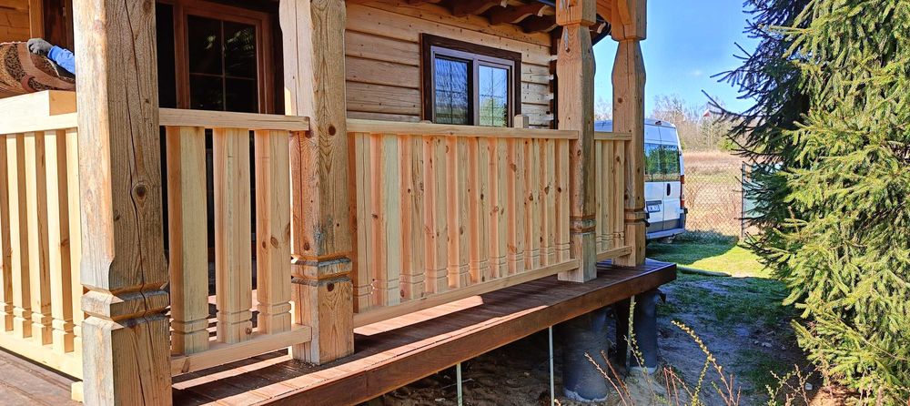 Balustrady drewniane