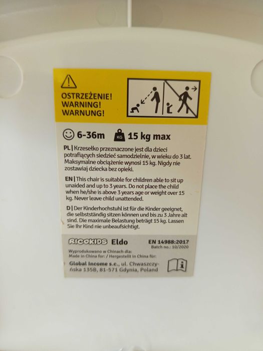 Krzesełko do karmienia