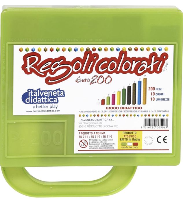 Regoli colorati Euro 200