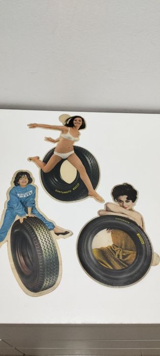 Pirelli - autocolantes anos 70