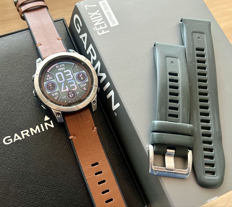 Garmin Fenix 7 Sapphire Solar Titanium 47mm