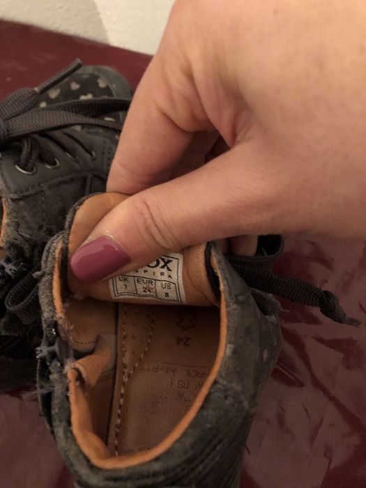 Botas Geox, tamanho 24