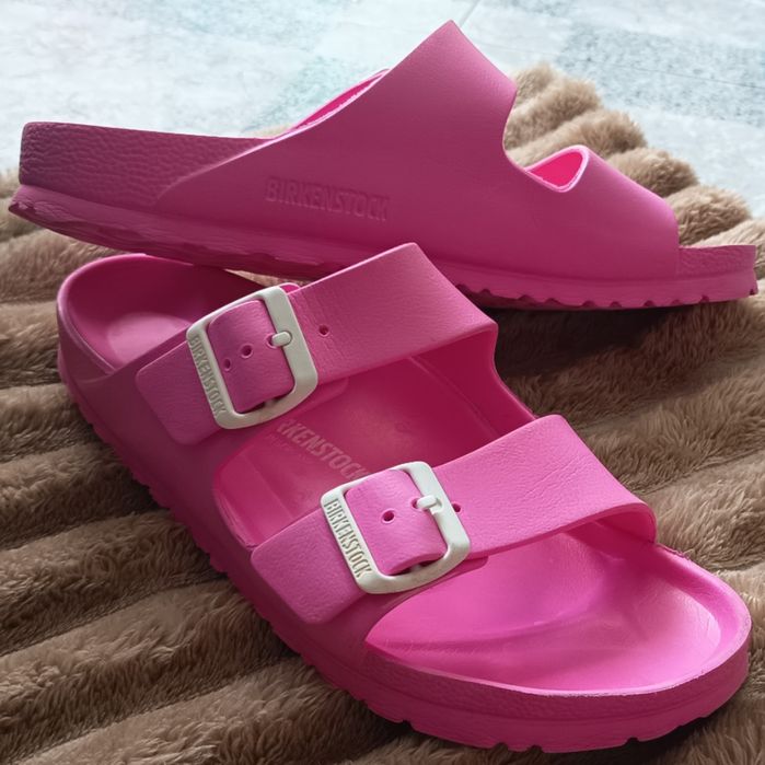 Биркенштоки шльопанці шльопки birkenstock arizona eva рожеві 41 біркенштоки взуття б у