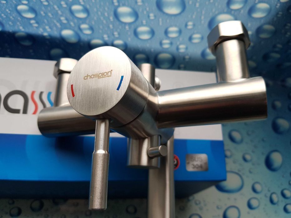 Смеситель змiшувач для ванны из нержавейки CHAMPION SUS-006 (EURO)