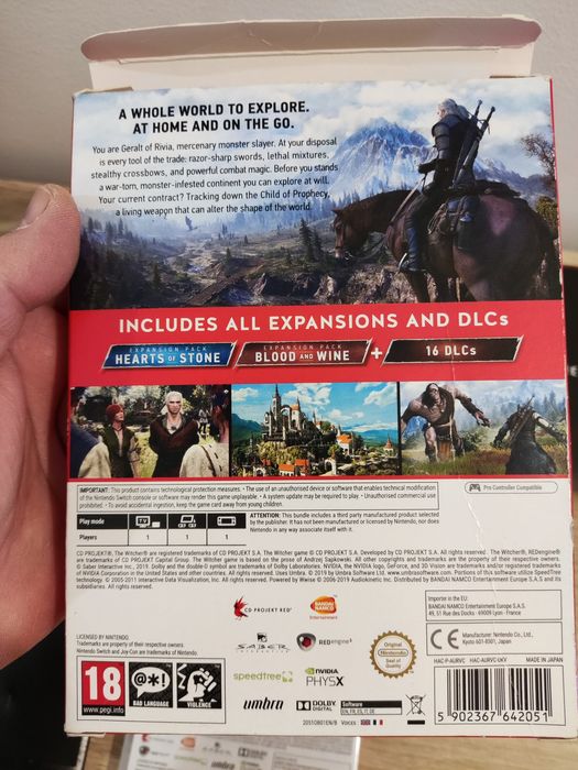The Witcher wild hunt edição completa nintendo switch