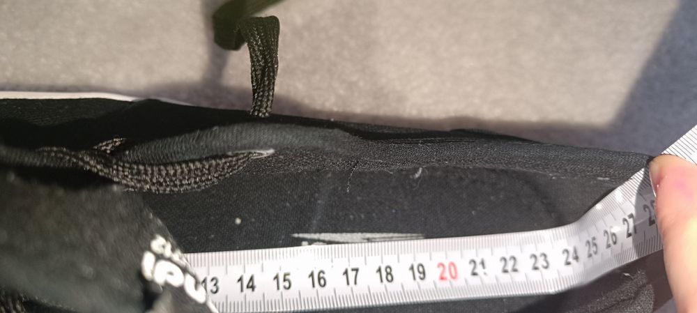 Trampki Sprandi r. 37, czarne buty sportowe, tenisówki, 24 cm