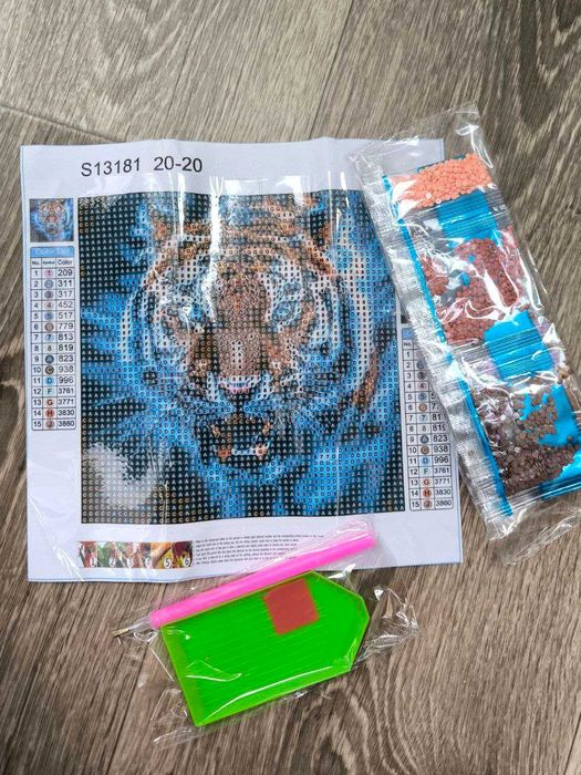 Алмазна мозаїка "Тигр"