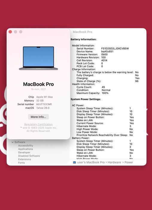 MacBook Pro 16 M1 Max 10/24gpu 32/512gb !! Гарантія від магазину !!