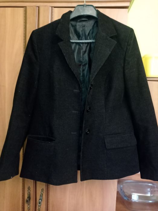 Marynarka czarna struksowa