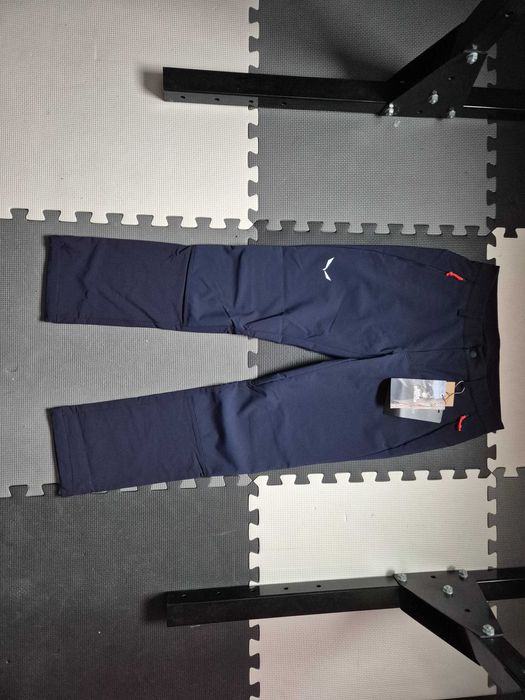 Nowe męskie ciepłe spodnie zimowe turystyczne górskie Salewa softshell