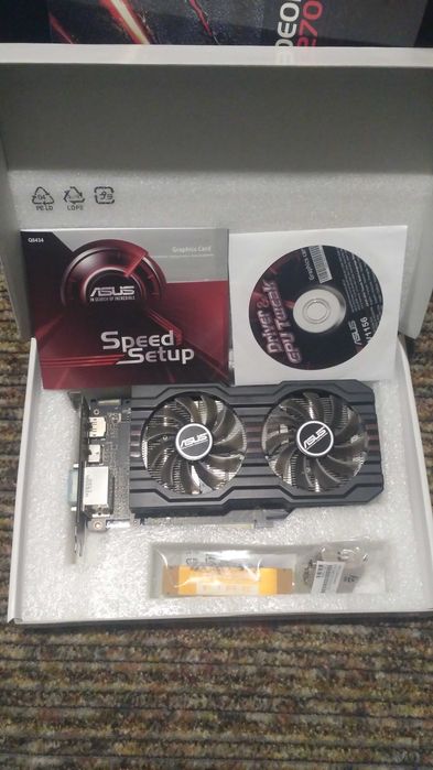 видеокарта  Asus R9-270