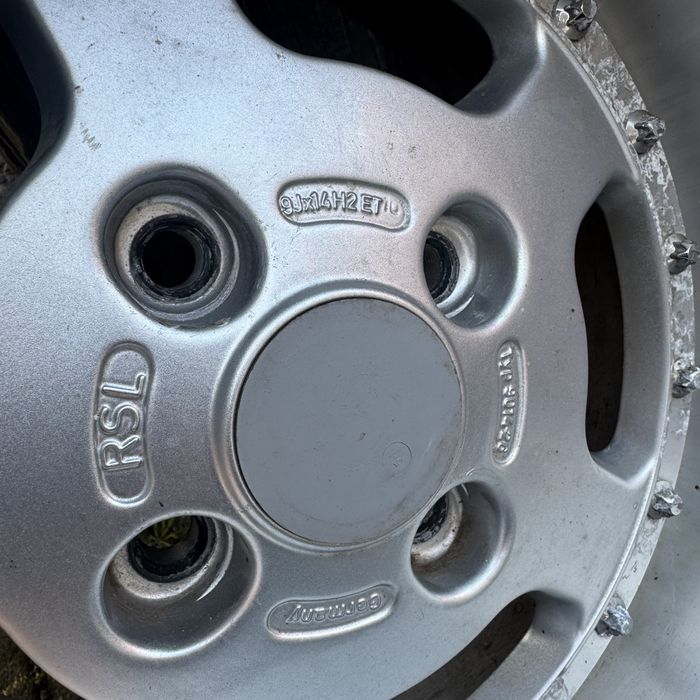 Rsl 8 9 J 14” 4x100 rant cult jak rh steffan gotti vw golf polo