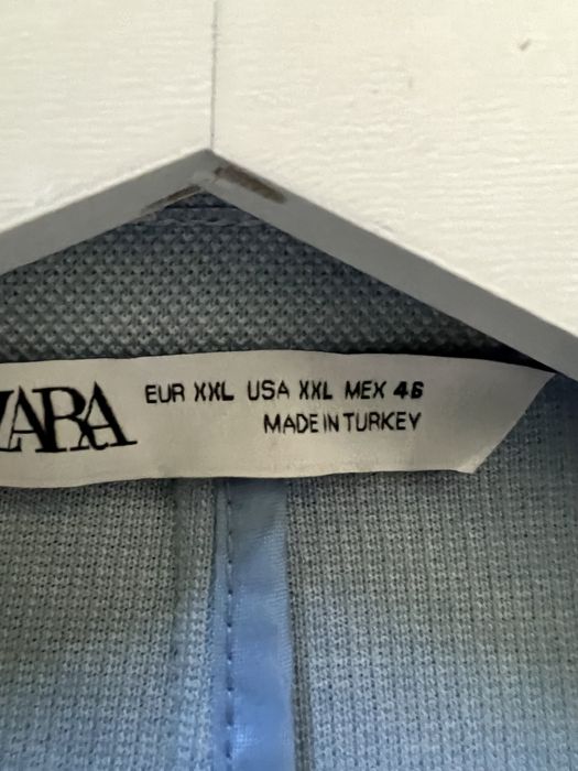 Błękitna marynarka Zara